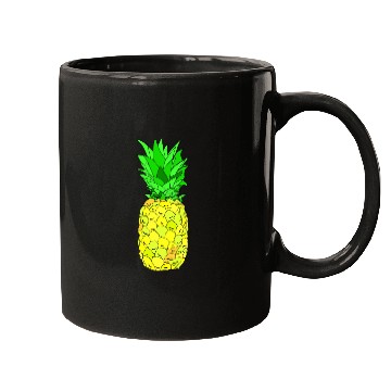 Discover Pineapple Pun Illustration Mugs