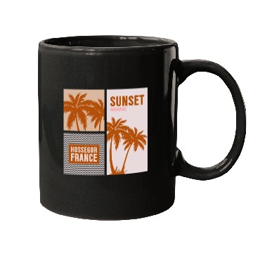 Discover Sunset Paradise Hossegor France Mugs