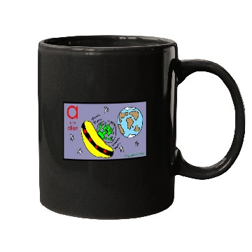Discover a is for alien Mugs
