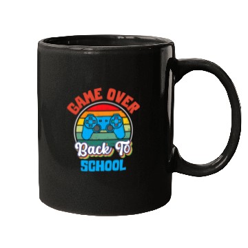 Discover Back to School Funny Game Over Teacher Student Mugs