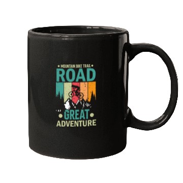 Discover Mountain bike trail Mugs
