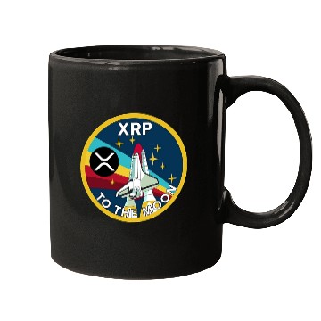 Discover XRP Cryptocurrency-TO THE MOON Mugs