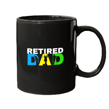 Discover Retired Dad Golf Retirement Plan for Father's Day Mugs