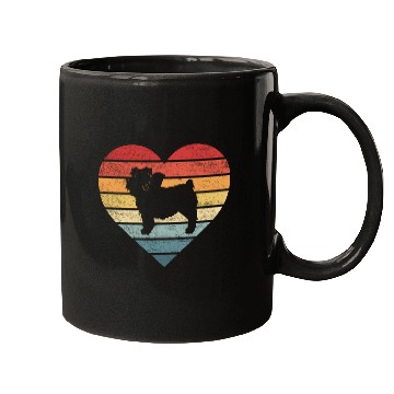 Discover Yorkie Lover Retro Sunset Silhouette Mugs