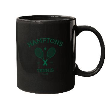 Discover Hamptons New York Preppy Tennis Mugs