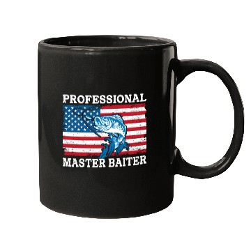 Discover Professional Master Baiter Us American Flag Bass Mugs