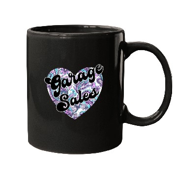 Discover Garage Sales paisley heart Mugs