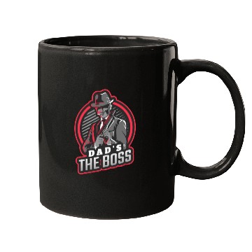 Discover Dad's the boss. Mugs