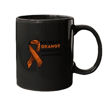 Discover We Wear Orange Infertility Awareness Mugs