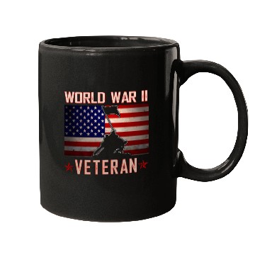 Discover American Patriot Wwii Veteran Military World War 2 Mugs