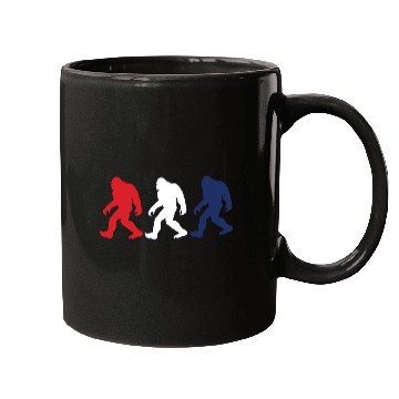 Discover Mysterious Bigfoot Sasquatch Silhouette Design Mugs
