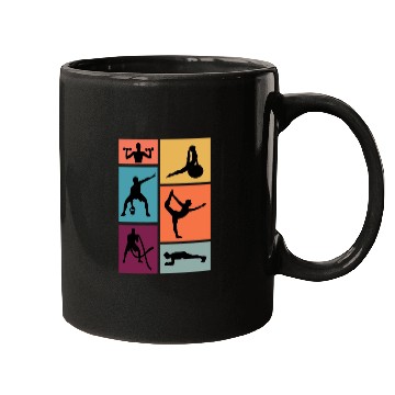 Discover Fitness Exercise Workout Gym Mugs