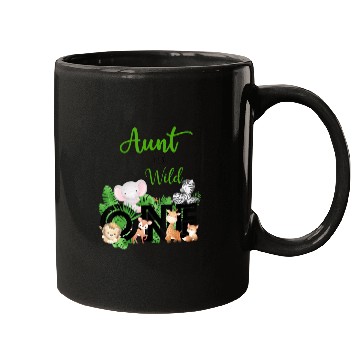 Discover Aunt of The Wild One Zoo 39 s Happy Birthday Mugs