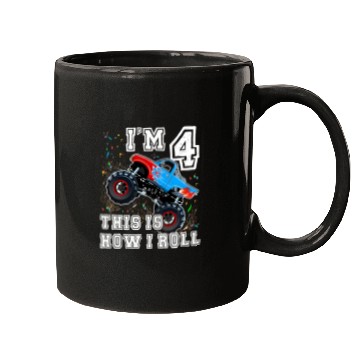 Discover Monster Trucks 4Th Party 4 Mugs