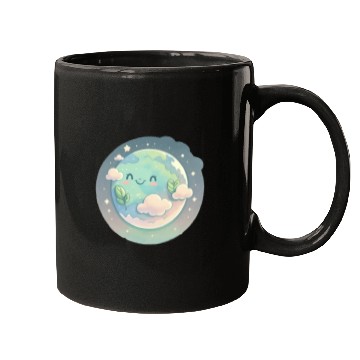 Discover Earth Happy Lovers Space Science Planet Mugs