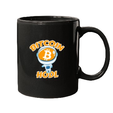 Discover Bitcoin Coin-Crypto Astronaut-HODL Mugs