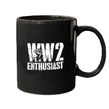Discover World War 2 WW2 Enthusiast Mugs