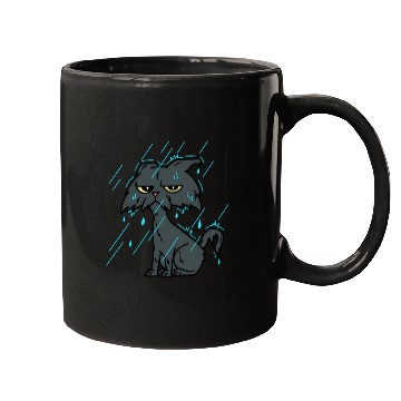 Discover Raining Wet Ca – Raining Bad Day Cat Mugs