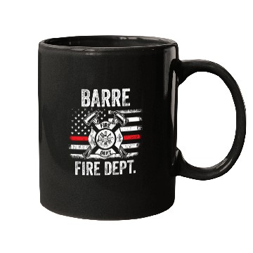 Discover Barre Vermont Fire Dept Thin Red Line Mugs