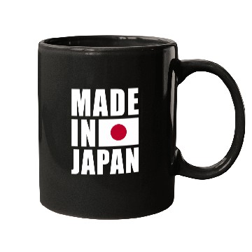 Discover Made In Japan - Japanese Flag Pride Mugs