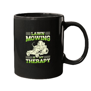 Discover Lawn Mowing Lawn Mower Gardener Gardening Mugs