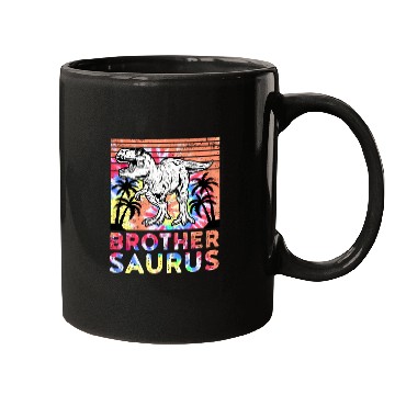 Discover Brothersaurus T Rex Dinosaur Big Brother Mugs