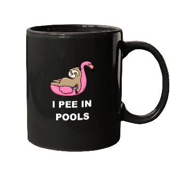 Discover I Pee In Pools Mugs