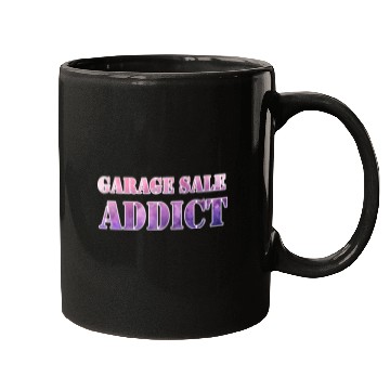 Discover Garage Sale Addict pink purple watercolor Mugs