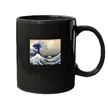 Discover The Great Wave off Kanagawa light Mugs