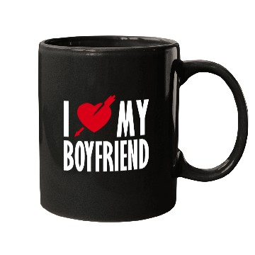 Discover I Love My Boyfriend Mugs