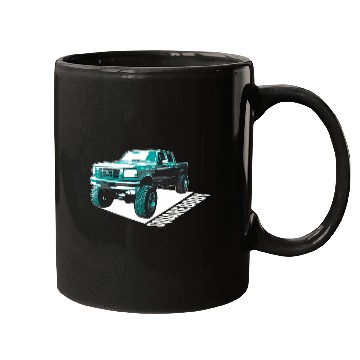 Discover Squarebody Old School Body Car Truck Mugs