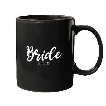 Discover Wedding Bride Est 2023 Bridal Mugs