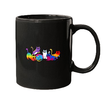 Discover Pride Kittens LGBTQIA+ Cats Colorful Cat Mugs
