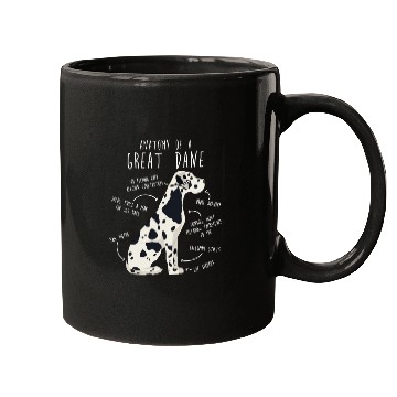 Discover Harlequin Great Dane Dog Anatomy Mugs