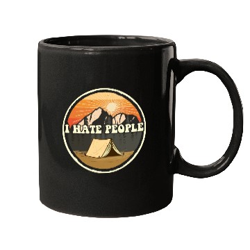 Discover I Hate People Camping Nature Outdoor Camper Mugs