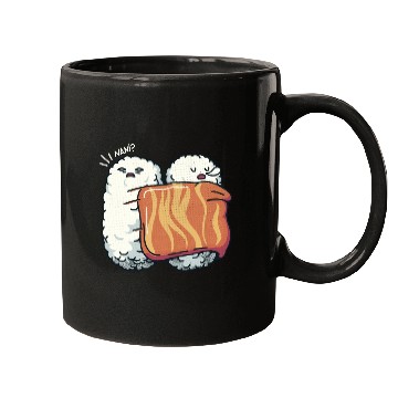 Discover Sleeping Sushi Mugs