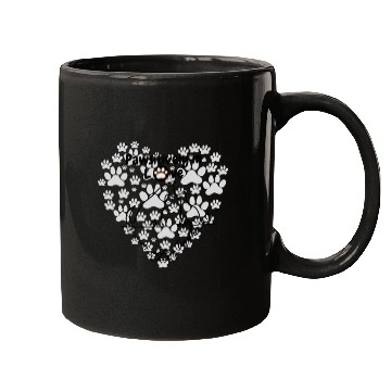 Discover Couple of pets, silhouettes couple dog&cat Mugs