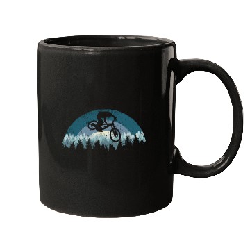 Discover Mountain Bike Retro Mugs