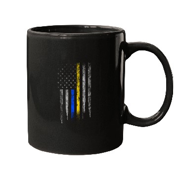 Discover Gold Blue Line 911 Police Dispatcher First Mugs