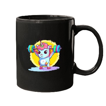 Discover Unicorn Weighlifting Mugs