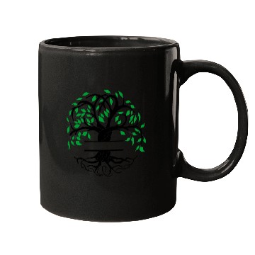 Discover Yggdrasil the tree of life with nameplate Mugs