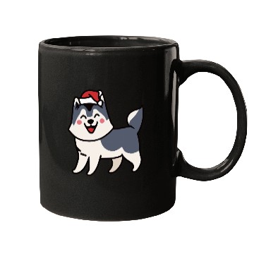 Discover Husky Santa Dog Lover Malamute Mugs