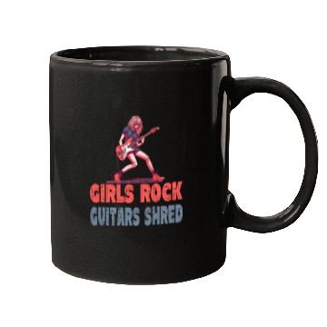 Discover Gilrs Rock Guitar Shrek Mugs
