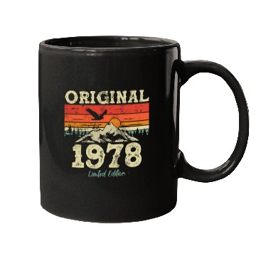 Discover Vintage and Retro 1978 Birthday Gift Mugs