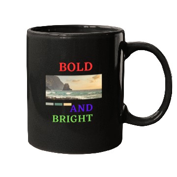 Discover Red Blue Green Bold and Bight Mugs