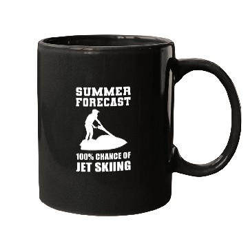 Discover Summer Forecast Surfer or Beach Goer Gift Mugs
