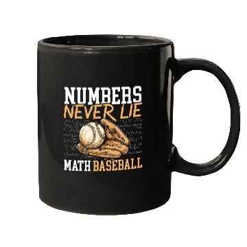 Discover Baseball Math Lover Mathematician Baseball Player Mugs