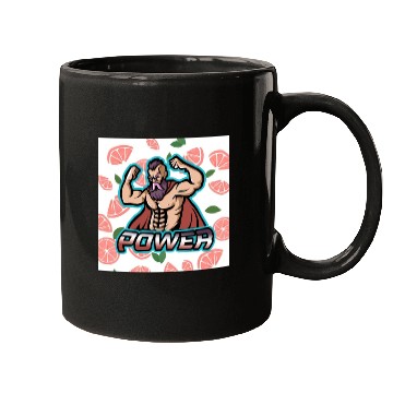 Discover Muscle Man Design Mugs