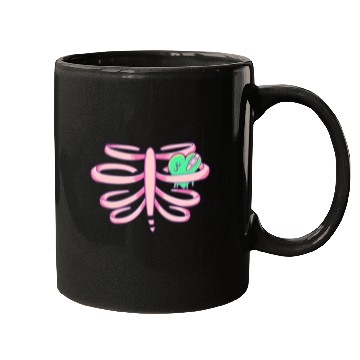 Discover Rib Bones Pastel Gothic Aesthetic Menhera Mugs