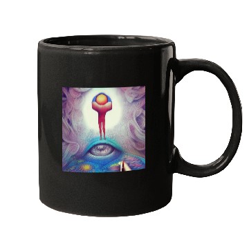Discover Psychedelic imagination Who am I, where am I? Mugs